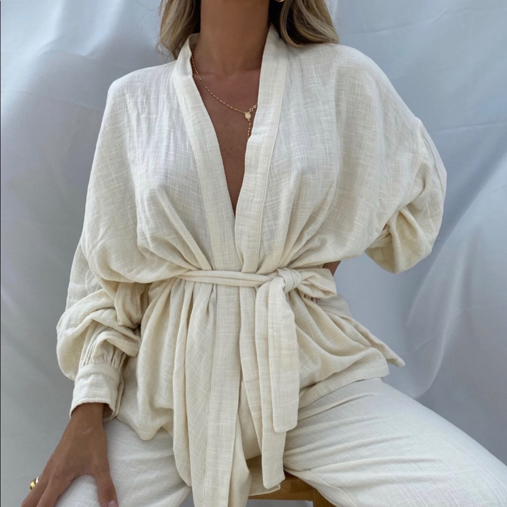 Maurie + Eve Cream Tunic Top